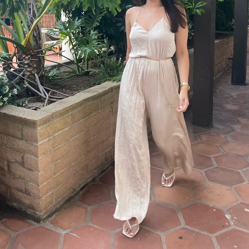 Satin jumpsuit